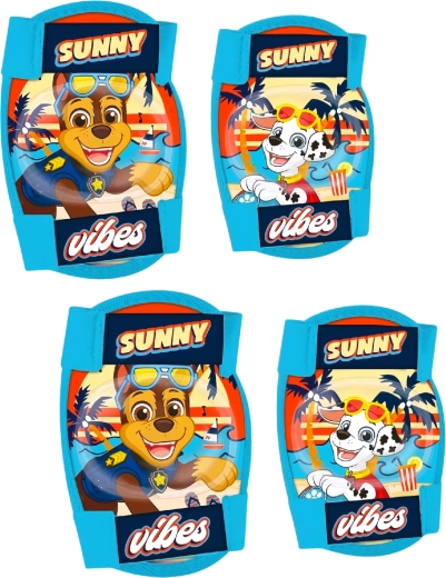 Set di protezioni per bambini per ginocchia e gomiti Paw Patrol (Chase e Marshall)