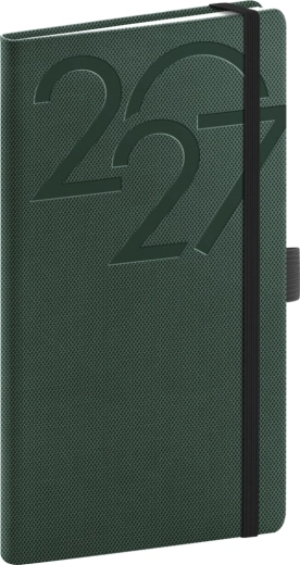 Agenda tascabile Notique Ajax 2027 verde