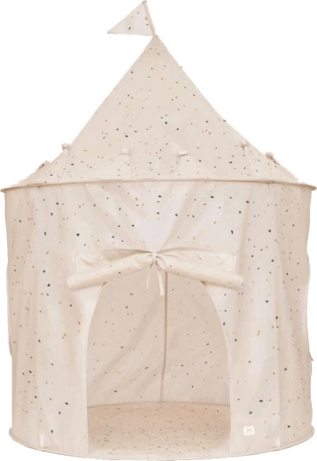 Tenda per bambini 3 Sprouts in poliestere riciclato Terrazzo Cream