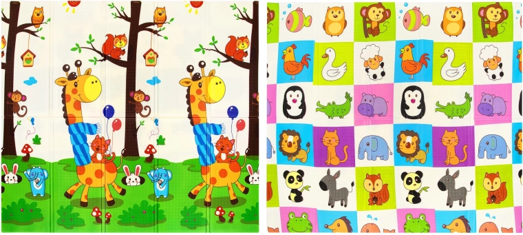 Design double-face che diverte i bambini