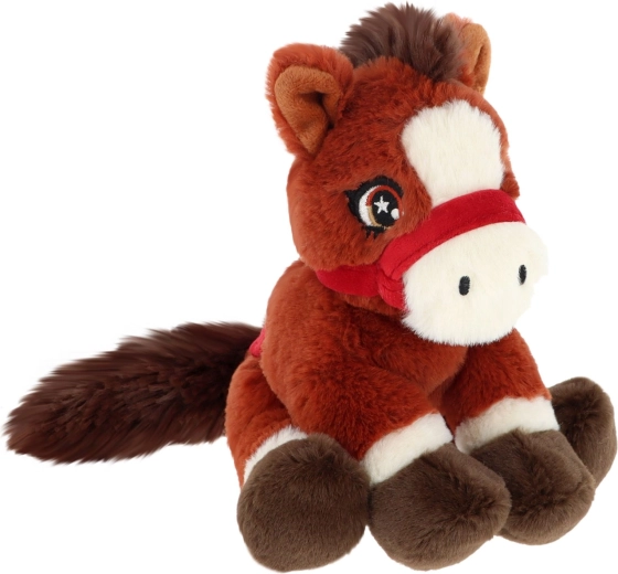 Keel Toys Keeleco pony rossiccio di peluche 22 cm