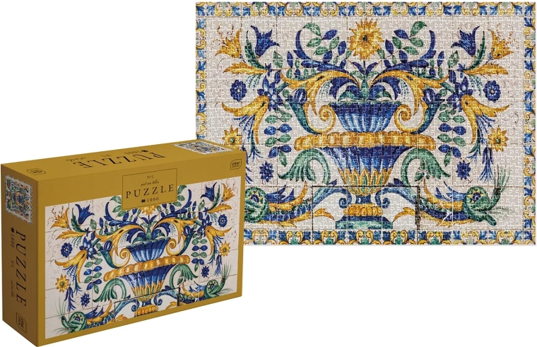 Puzzle Art su Tessere: bouquet su piedistallo 1000 pezzi