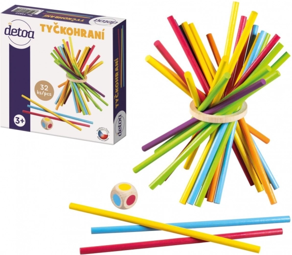 Gioco in legno Bastoncini a colori