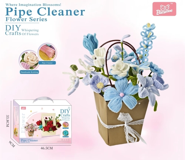 Set creativo DIY per creare un bouquet di fiori per bambini