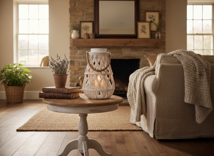 Decorazione di stile per soggiorno e terrazza