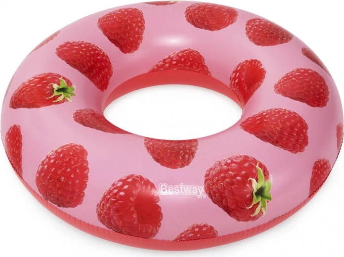 Ciambella gonfiabile galleggiante profumata al lampone 119 cm Bestway