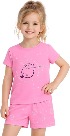 Pigiama da donna rosa in cotone Pusheen