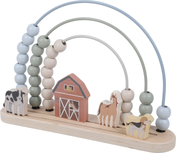 Struttura resistente in legno con base stabile