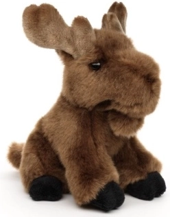 Alce di peluche eco-friendly 18 cm