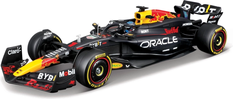 Kit di montaggio Bburago del modello di Formula 1 Oracle Red Bull Racing RB20 2024 Max Verstappen 1:24