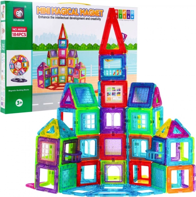 Blocchi magnetici MEGA Set 184 pezzi