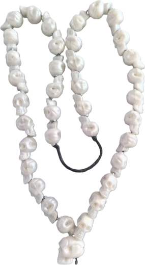 Collana da party con motivo scheletro