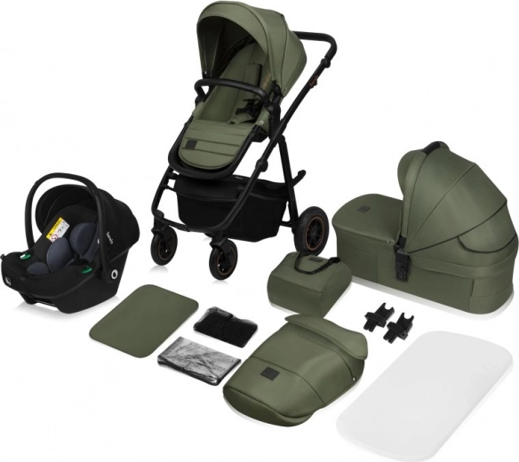 Passeggino combinato 3 in 1 Green Forest