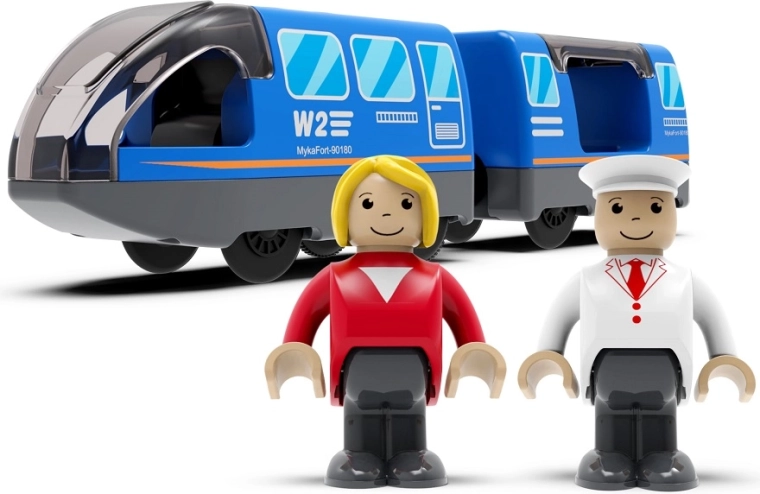 2Kids Toys treno cittadino elettrico blu