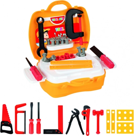 Set di attrezzi in valigetta portatile per piccoli riparatori