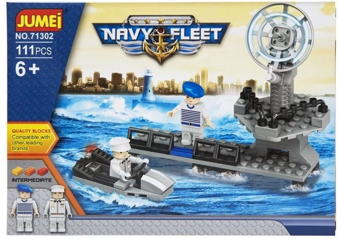 Costruzioni Jumei Navy Fleet – marina 111 pezzi, 25 × 18 cm - 1 pezzo