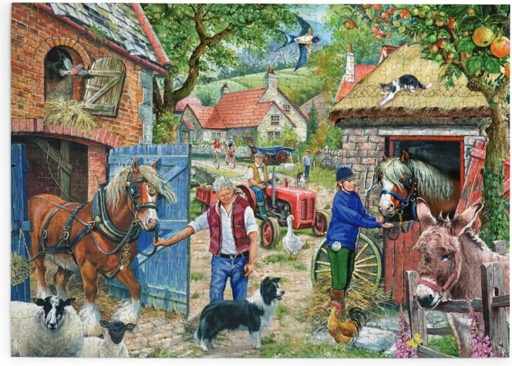House of Puzzles Il viale dei meli – puzzle con 500 pezzi grandi