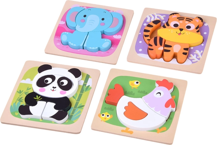 Quattro simpatici animaletti in un unico set