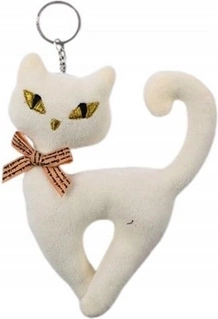 Dolce design da gattino con fiocchetto