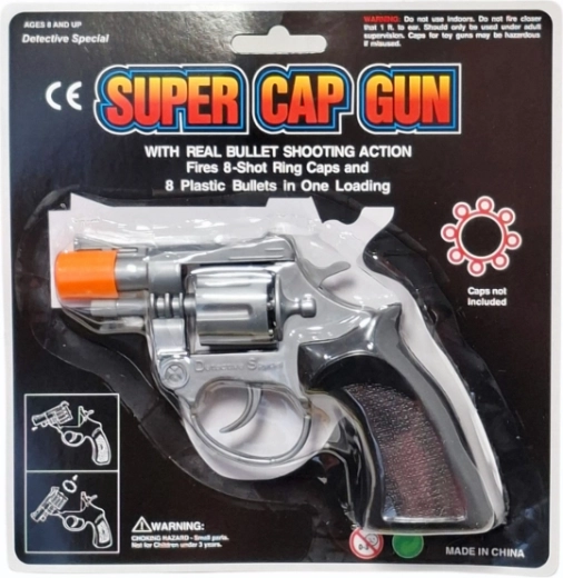 Pistola a capsule con tamburo girevole