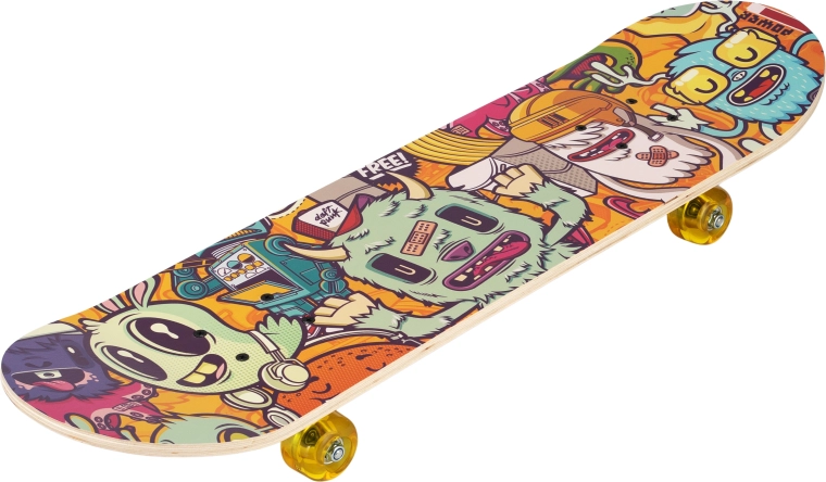 Skateboard Monsters 31" – mostriciattoli colorati