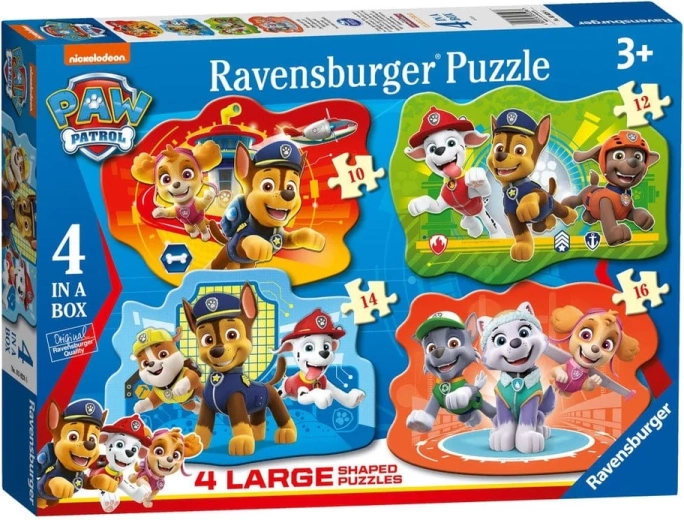 Puzzle Ravensburger Paw Patrol 4 in 1 (10–16 pezzi)