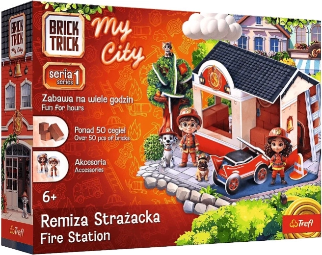 Brick Trick My City caserma dei pompieri
