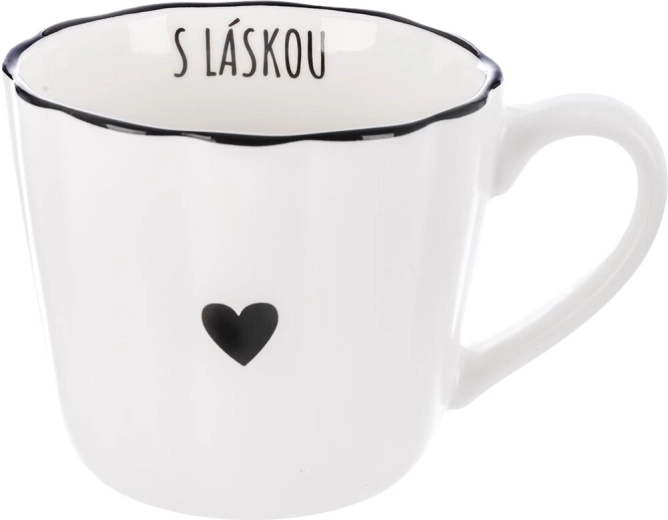 Tazza in porcellana Cuore “Con amore” 0,4 l