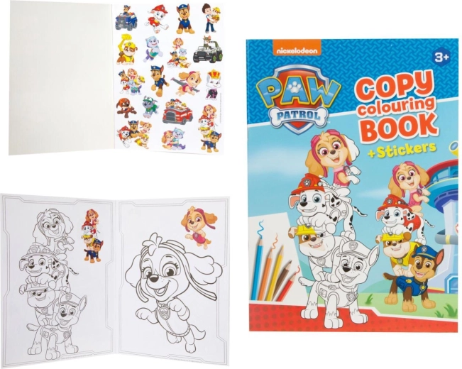 Quaderno operativo con adesivi Paw Patrol