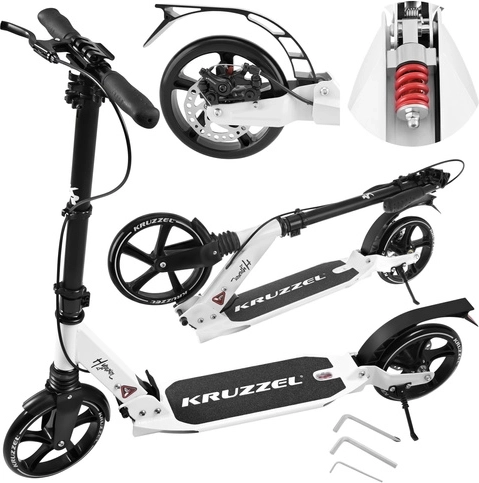 Piegatura rapida, sospensione e manubrio regolabile