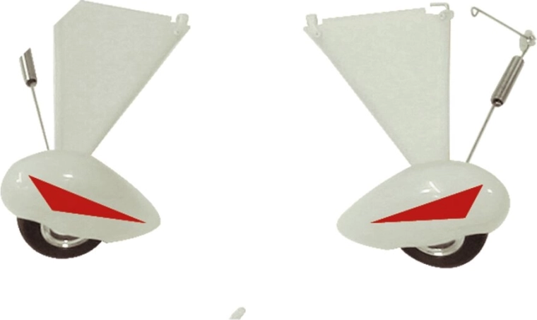 Copriruota Piper Super Cub EP-Por rosso - 1 pezzo