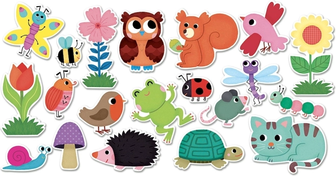 Vilac magneti di legno Giardino 20 pezzi