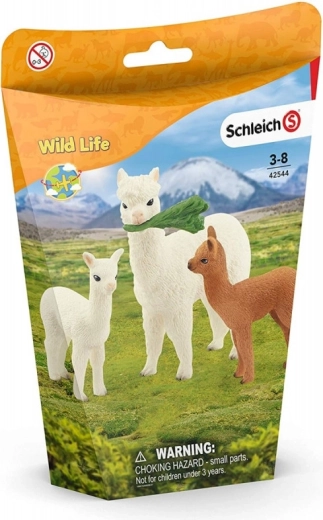 Famiglia di Alpaca Schleich Wild Life