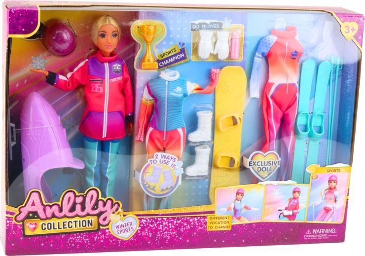 Confezione ricca di accessori, inclusi motoslitta e coppa