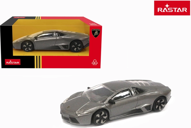 Modellino auto Rastar Lamborghini Reventon grigio 1:43 - 1 pezzo