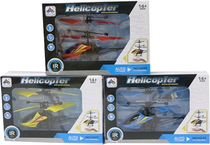 Elicottero RC controllato con la mano
