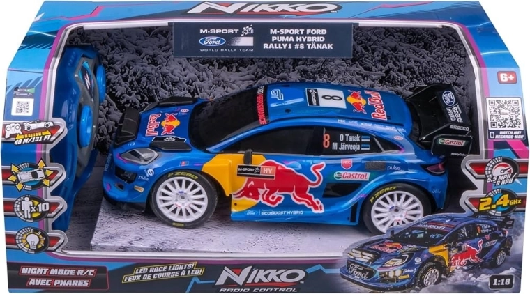 Auto radiocomandata Nikko Ford Puma Hybrid M-Sport #19 Sébastien Loeb 1:18