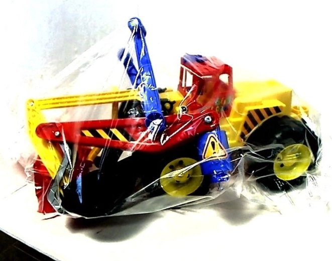 Grande giocattolo per bambini, bulldozer (escavatore)