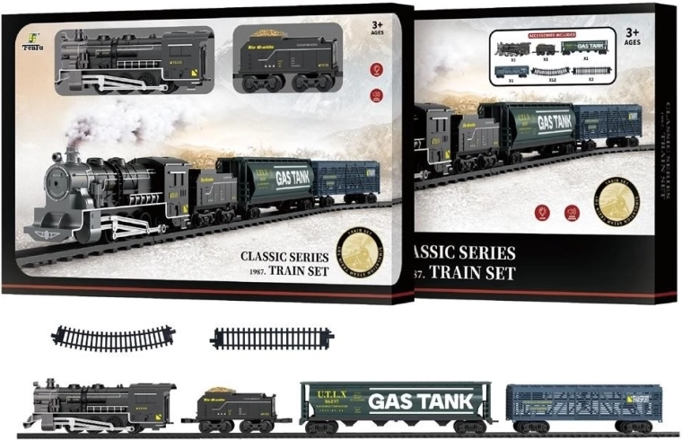 Treno vintage – effetti luminosi e sonori