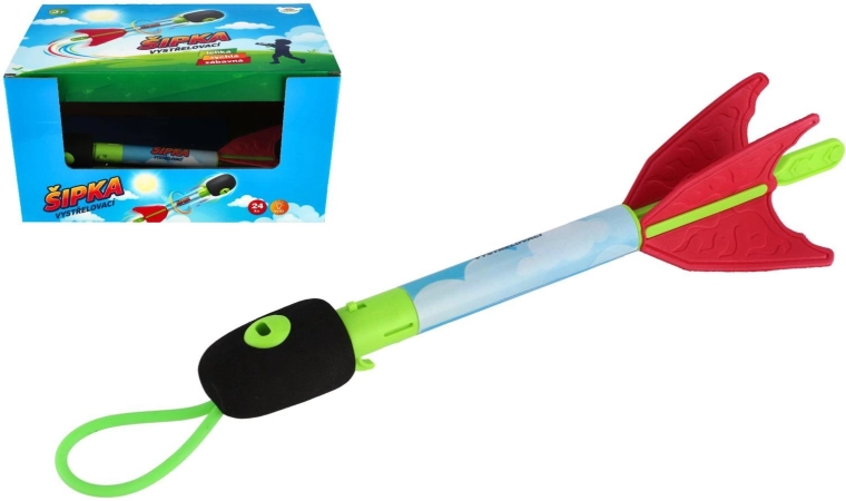 Freccetta sparabile a batteria con luce 27 cm - 1 pezzo