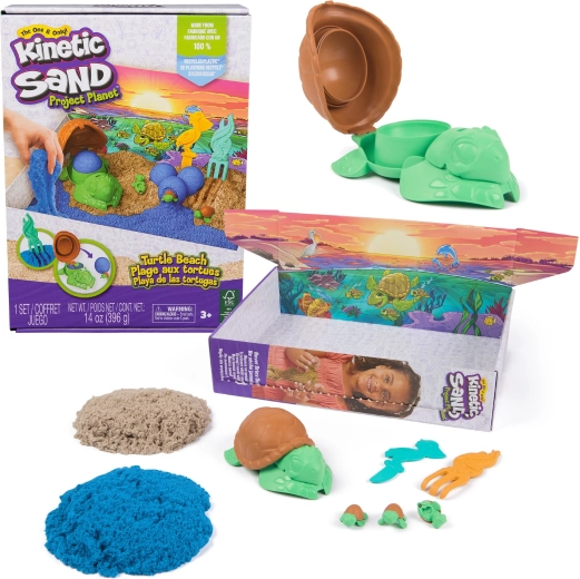Kinetic Sand Project Planet Tartarughe marine