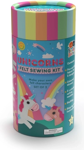 Buddy & Barney Unicorni – kit creativo per cucire in feltro