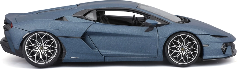 Ruote precise e verniciatura blu opaco