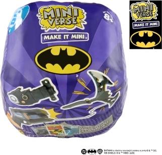 MGA's Miniverse Make It Mini Batman set mini da collezione - 1 pezzo