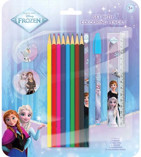 Set con pastelli Frozen Il regno di ghiaccio