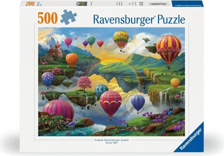 Puzzle Ravensburger Valle delle mongolfiere ad aria calda 500 pezzi