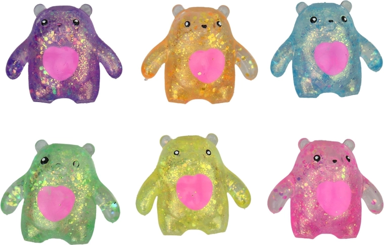 Design trasparente e scintillante in 6 colori
