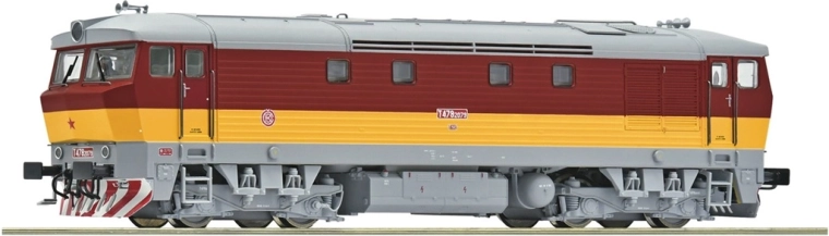Locomotiva diesel Roco ČSD T 478 2079 “Bardotka” H0, digitale con suono
