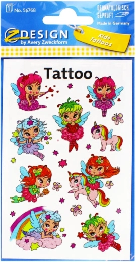 Tatuaggi fate e unicorni