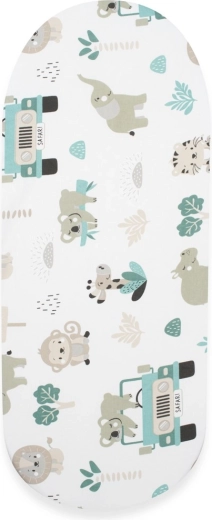 Lenzuolino in cotone per passeggino NEW BABY Safari 35 × 75 cm